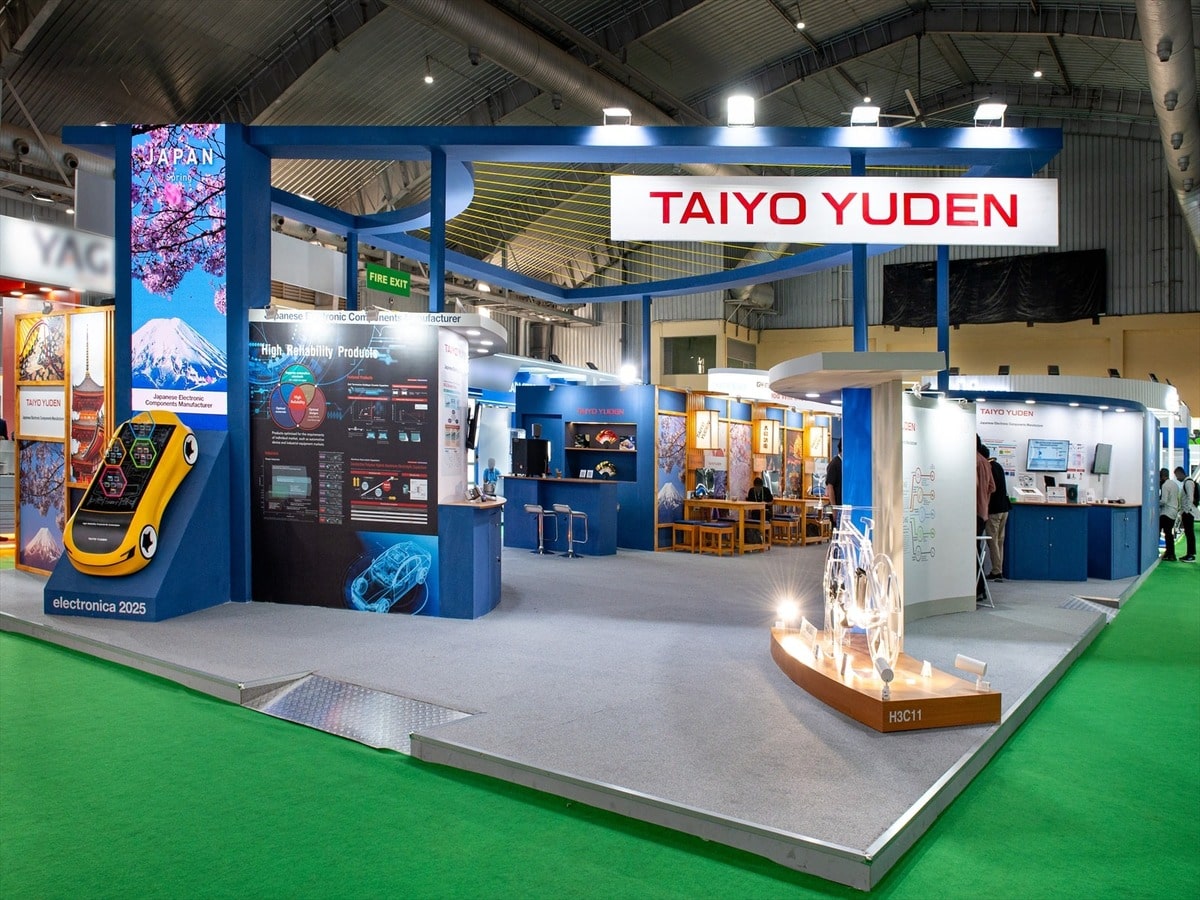 electronica India 2025　太陽誘電株式会社様 ブースデザイン